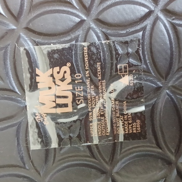 NWT MUK LUK Tan Glitter Rhinestone Boho Sandles Size 10, Memory Foam - Picture 4 of 5